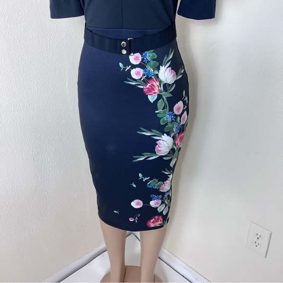 Ted Baker Norraa Fantasia bodycon sheath dress - Picture 6 of 10